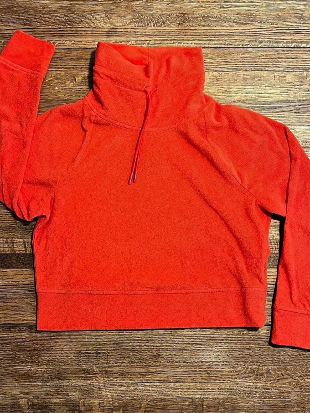 Old Navy Active MicroFleece Live Coral Pullover Top Medium